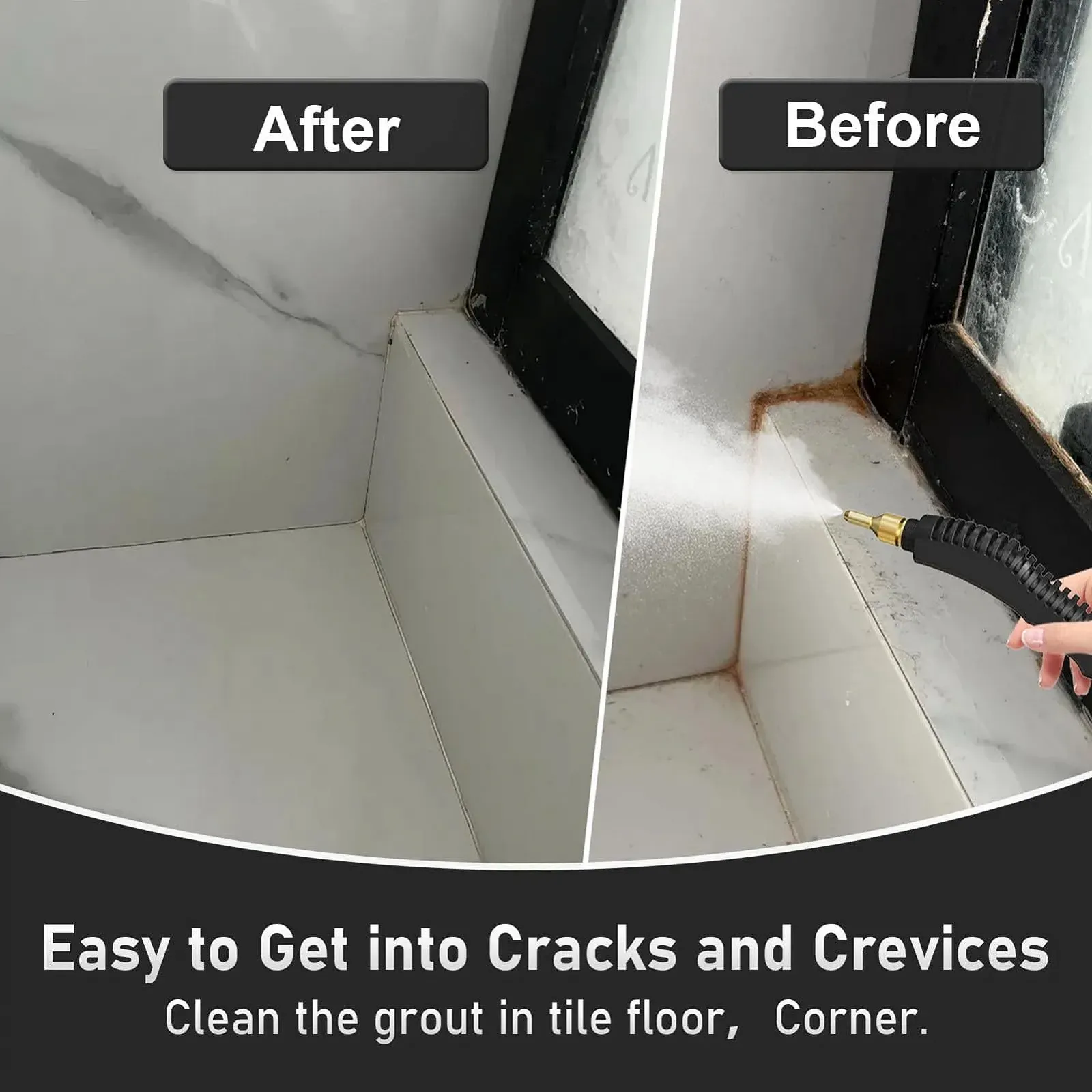 Ручний пароочисник 1200ml 6 рівнів 105°C, фото №4