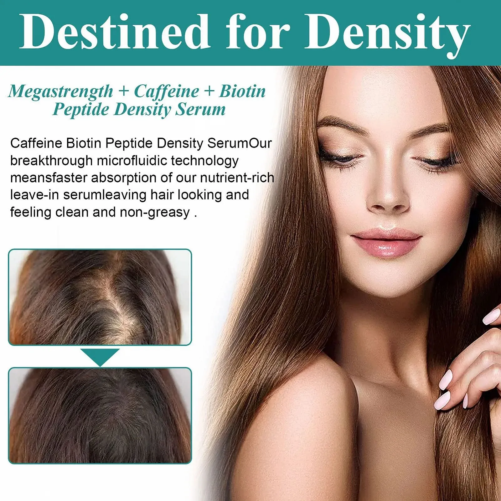 Сироватка для росту волосся 45 мл Зволожуюча Відновлює волосся Стимулює фолікули, фото №5 Сироватка для росту волосся 45 мл Зволожуюча Відновлює волосся Стимулює фолікули, фото №5