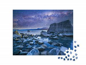 Пазл puzzleYOU Новая Зеландия, Со всего мира Захватывающий вид на озеро Текапо с Млечным Путем, Новая Зеландия 1000 элементов synthetic.ua - Фото 1