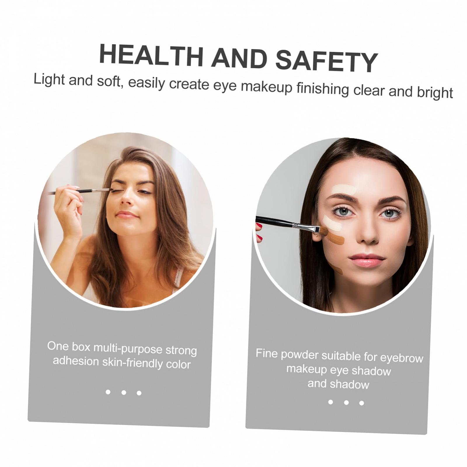 Beavorty 6 Sets Набір для брів Жіночий Пудра для брів Пензлик для брів, фото №4