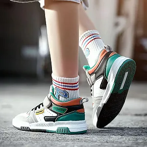 Кроссовки Детские для помещений для мальчиков и девочек Теннисные Нескользящие для досуга Размер 27-38 synthetic.ua - Фото 1