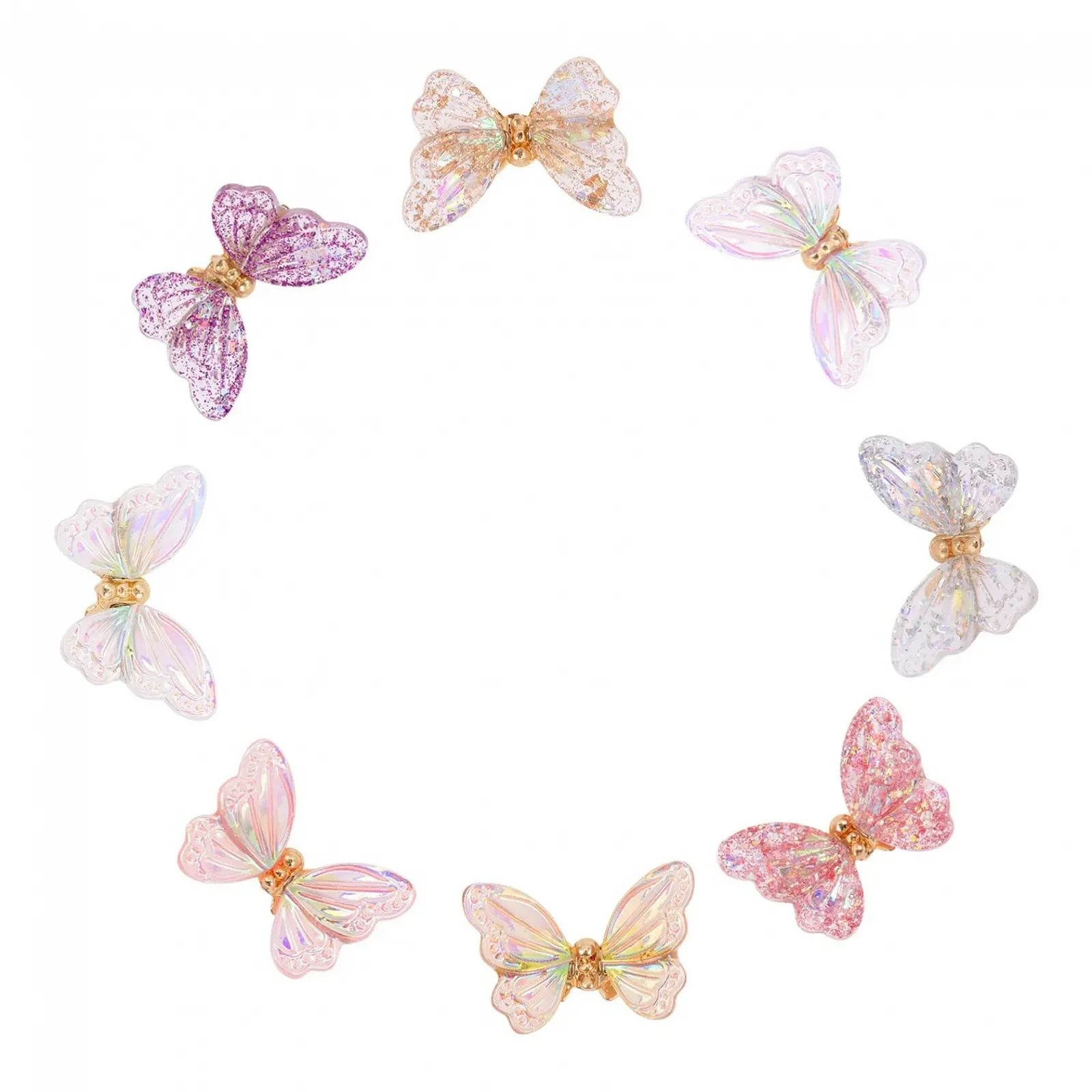 Прикраса для нігтів POPETPOP Метелик смоли та металу, фото №1