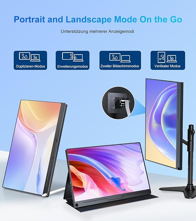 Монітор портативний 15.6" Missun XSEU-CX156-C 4K IPS 60 Гц, фото №5