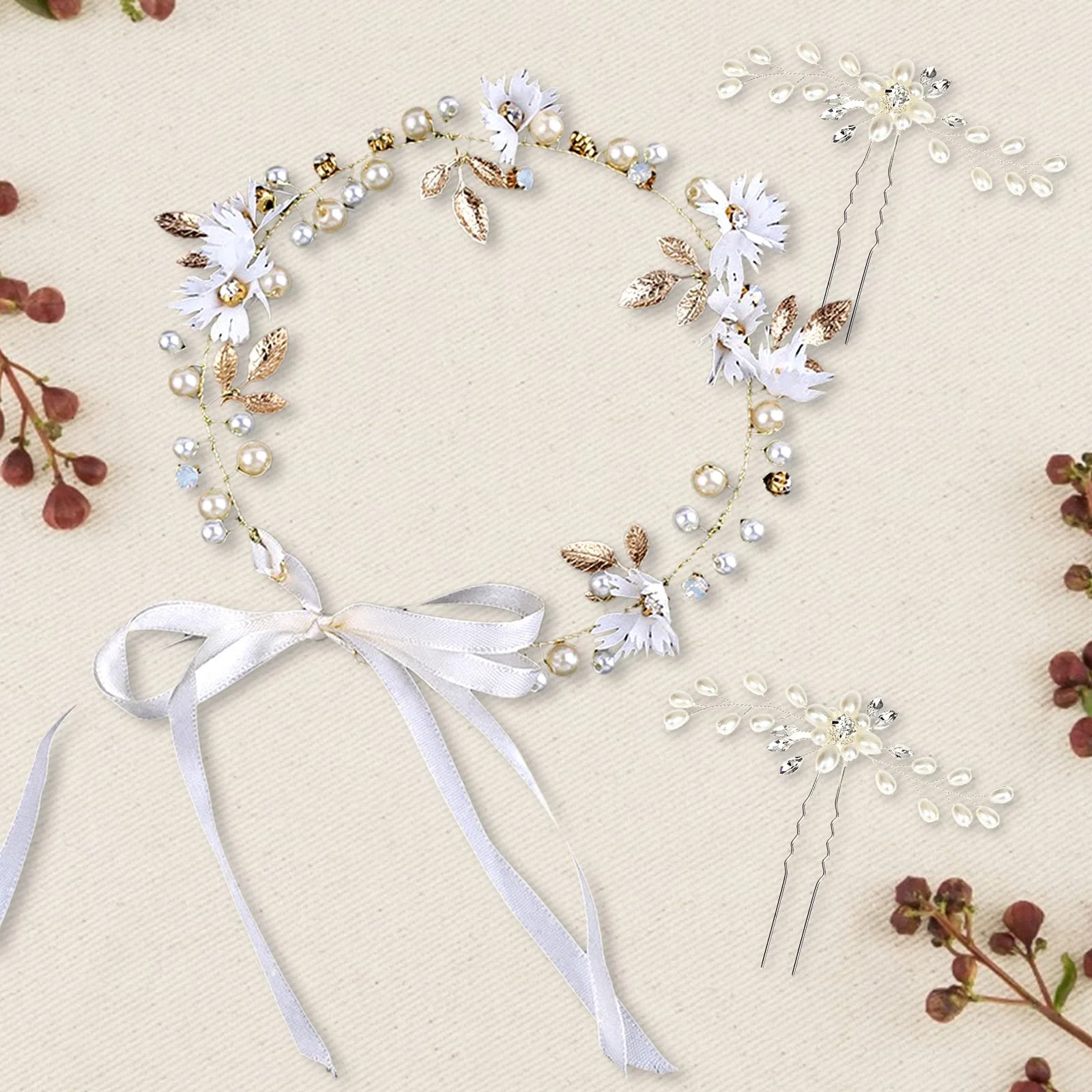 Венок для волос VEGCOO, фото №4 Венок для волос VEGCOO, фото №4