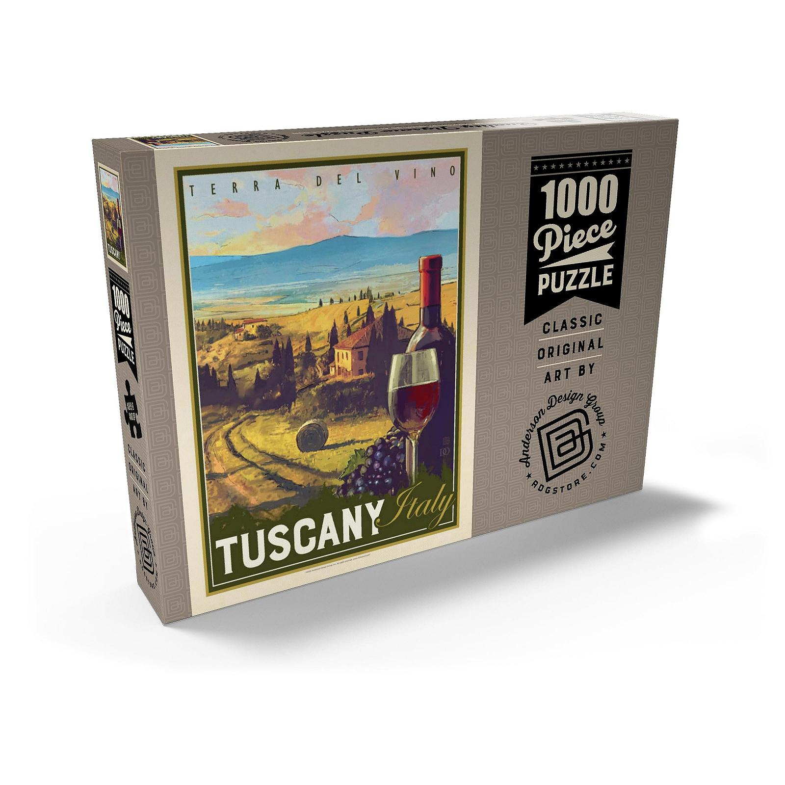 Пазл MyPuzzle Special Collection Italy, Tuscany: Terra Del Vino (Wine Country), Vintage Poster 1000 елементів, фото №2