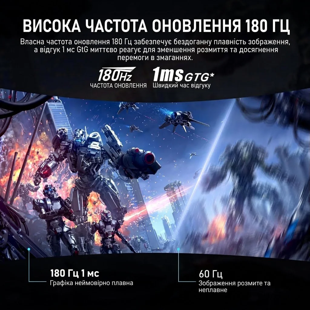 Монітор 32" Gawfolk GF320D Full HD VA 180 Гц, фото №4