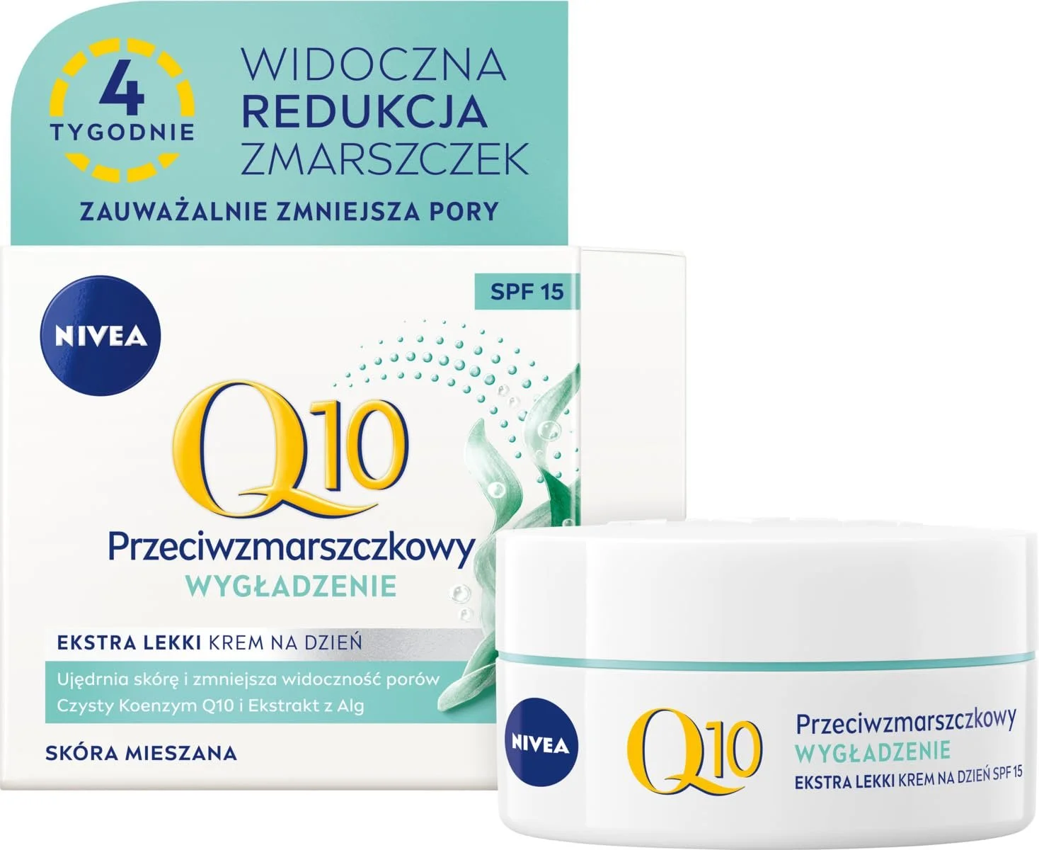 Денний крем проти зморшок NIVEA Q10 Smoothing SPF 15 50 мл, фото №1 Денний крем проти зморшок NIVEA Q10 Smoothing SPF 15 50 мл, фото №1