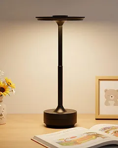 Настільна лампа LED Wireless 5000 мАг USB-C Сенсорна 3 колірні температури - Фото 1