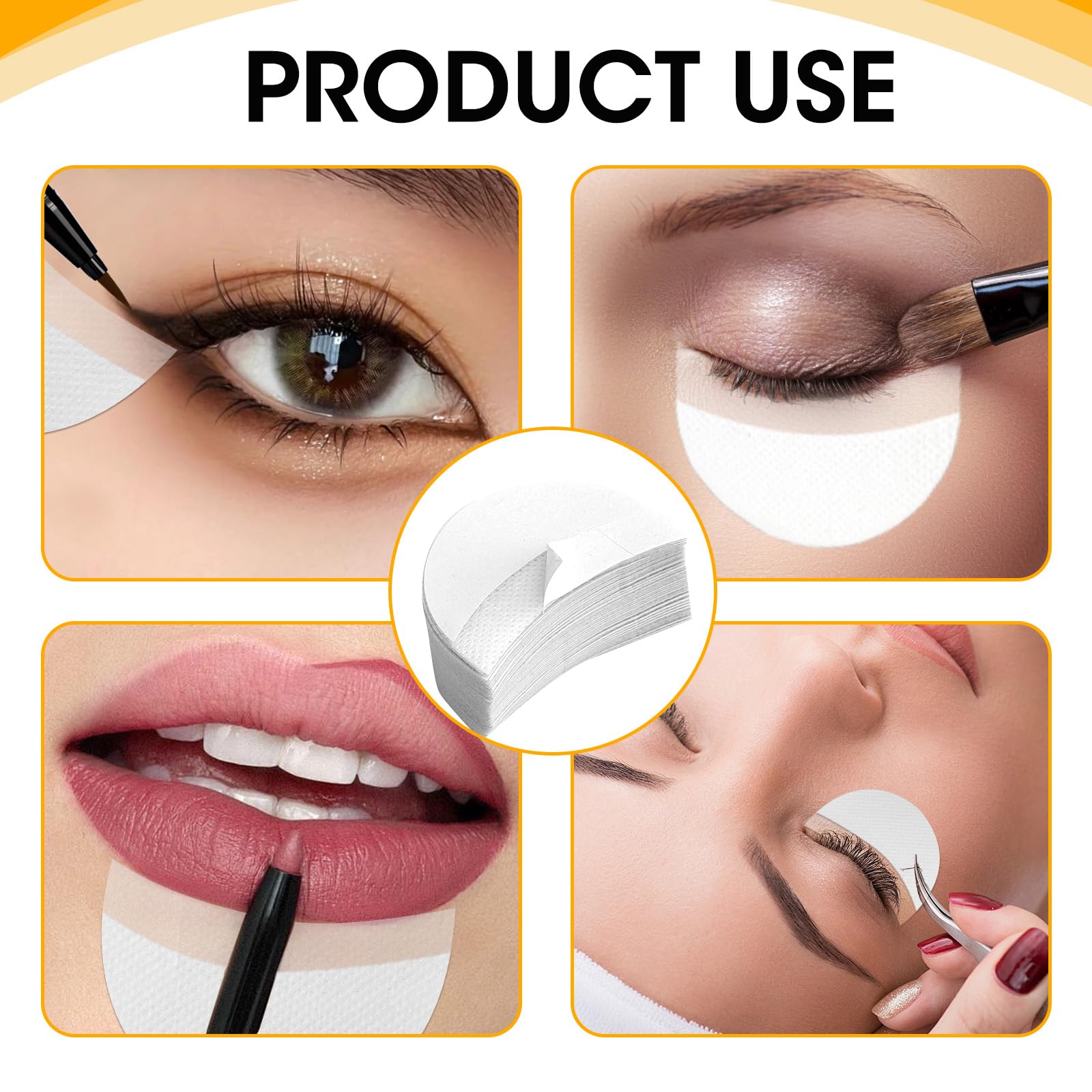Патчі JINSIHU Eyeshadow Protector Pads 100 штук, фото №4
