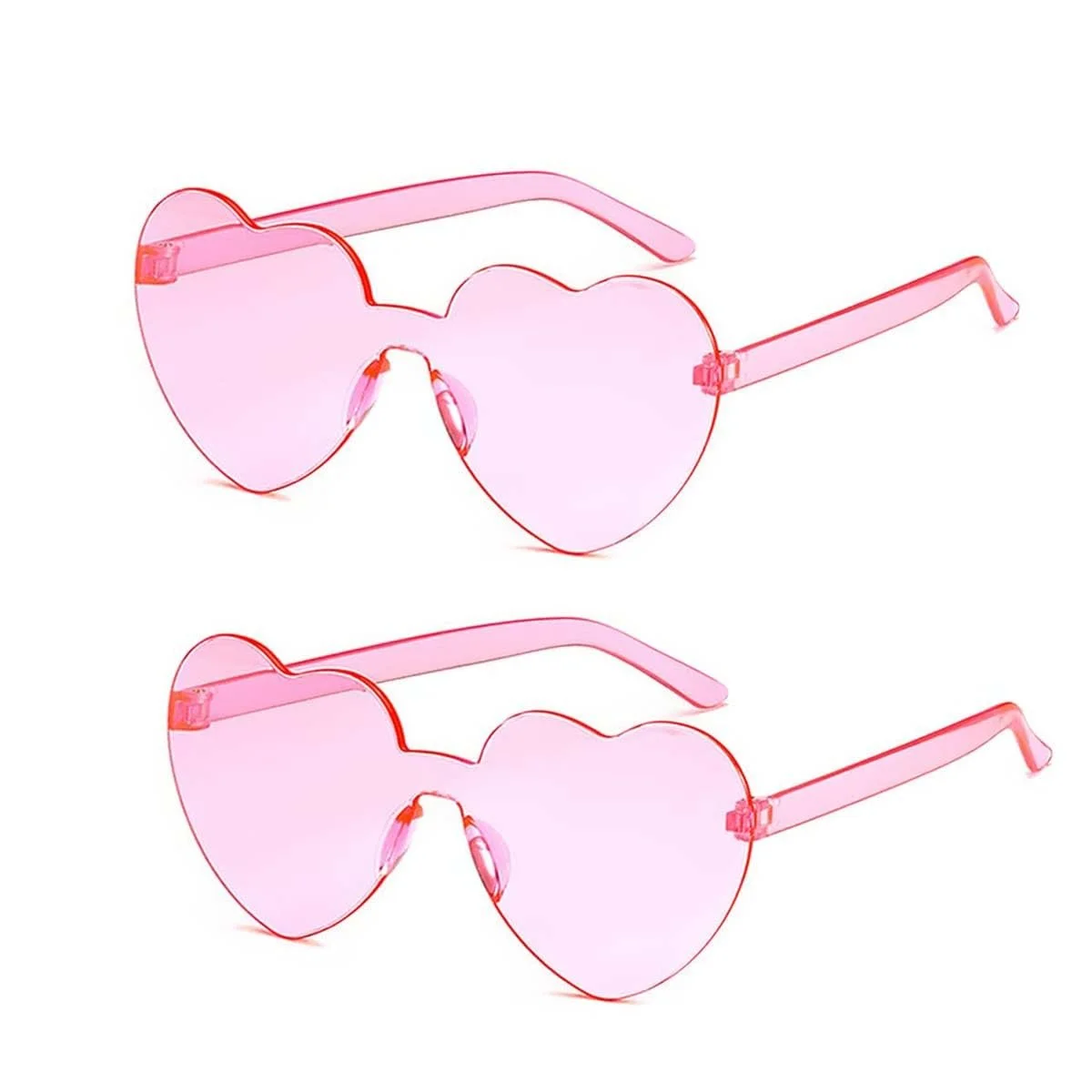 Солнцезащитные очки LLGSDLL Ретро Сердце Hippie Без оправы Candy, фото №1 Солнцезащитные очки LLGSDLL Ретро Сердце Hippie Без оправы Candy, фото №1