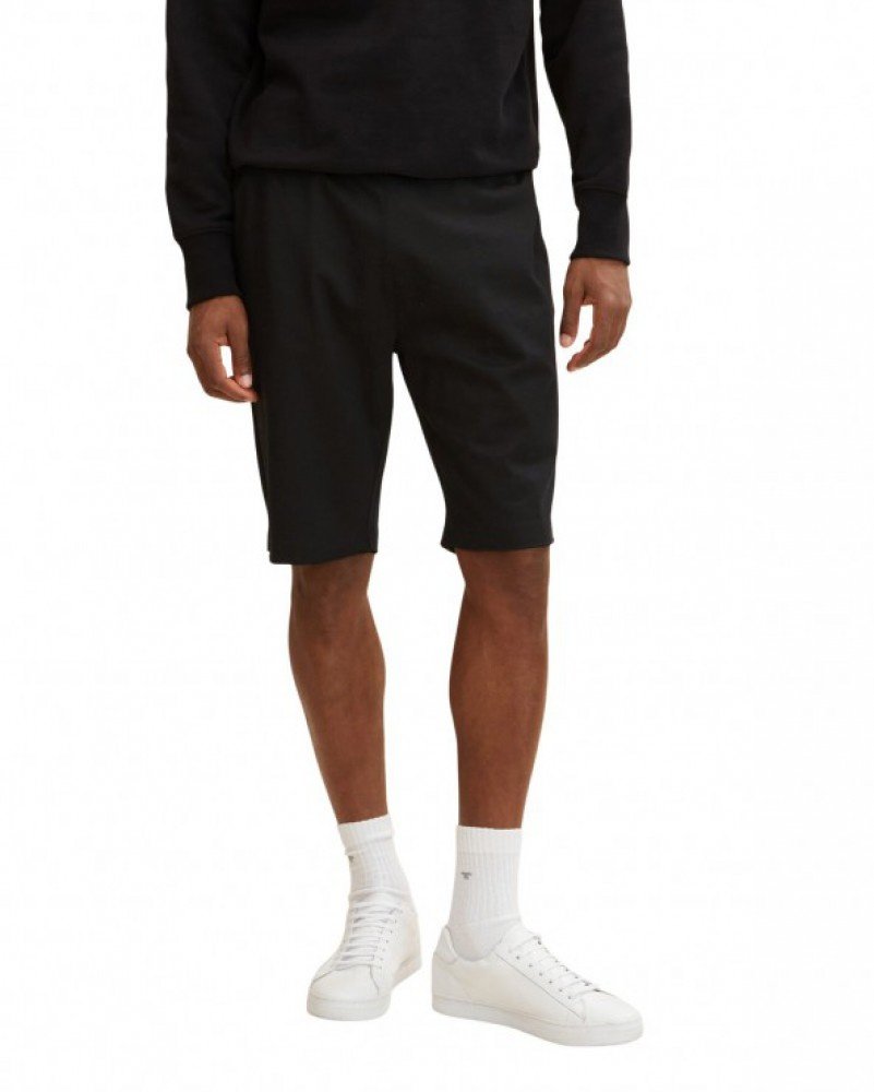Шорты Tom Tailor basic jersey shorts Черный L, фото №2