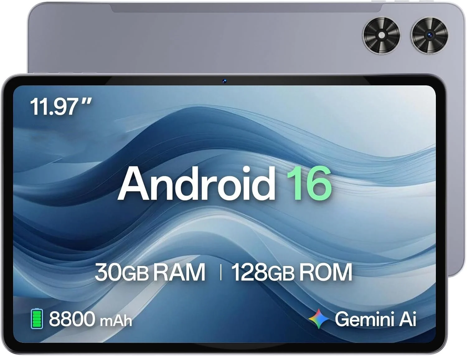 Планшет 12" Full HD SVITOO P108 6+18/128Gb 8 ядер Android 15 8800 mAh Чорно-сірий, фото №1 Планшет 12" Full HD SVITOO P108 6+18/128Gb 8 ядер Android 15 8800 mAh Чорно-сірий, фото №1