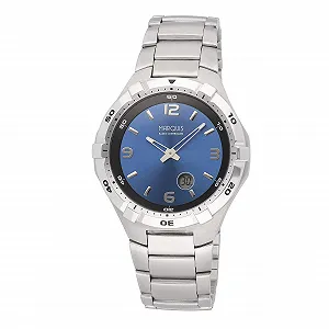 Мужские радиоуправляемые часы MARQUIS 6526, серебристый, синий, браслет - Фото 1