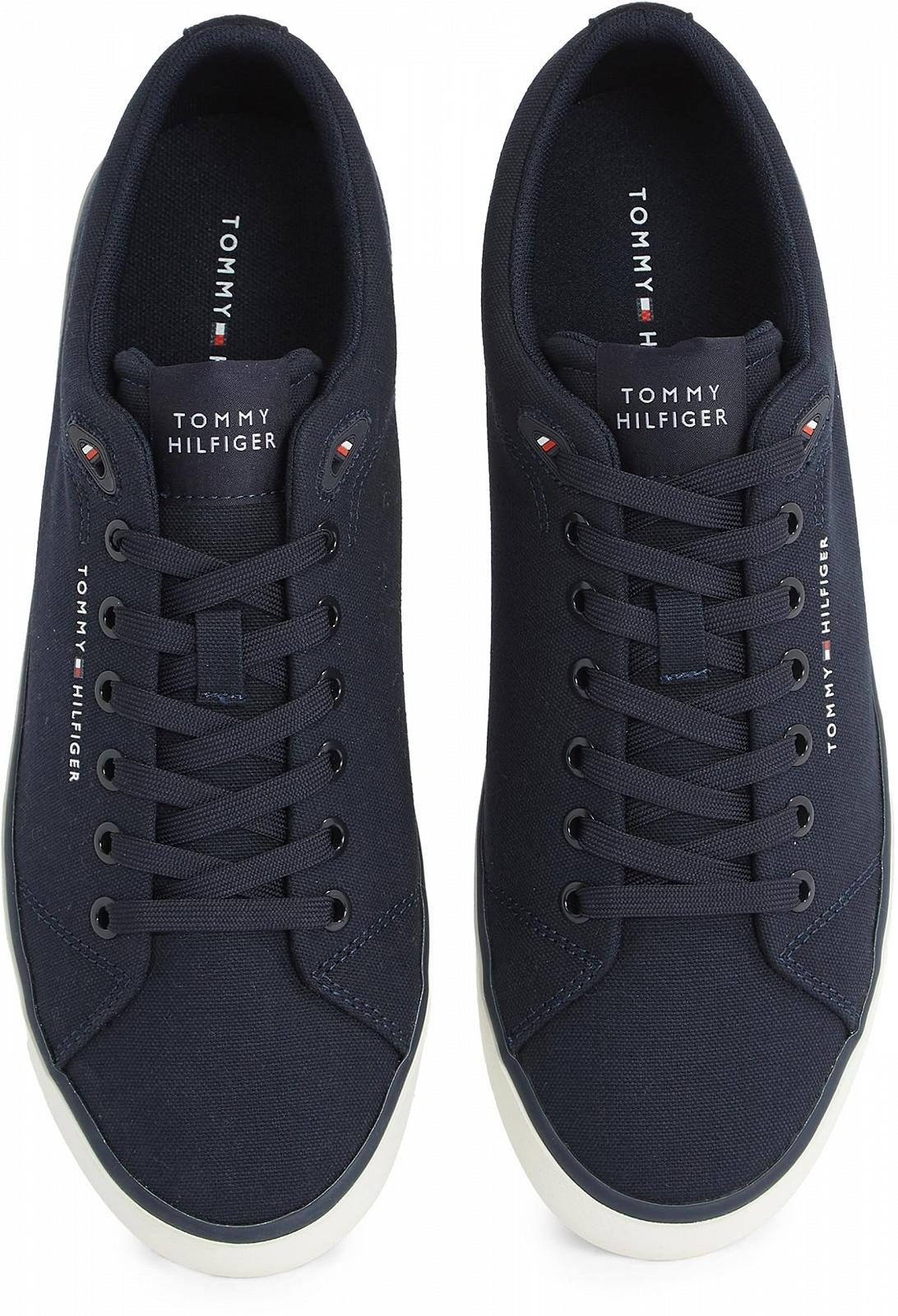Кеды Tommy Hilfiger Core Canvas Vulcanized Sneaker Low Top, Cерый (Overcast Grey), 44, фото №4