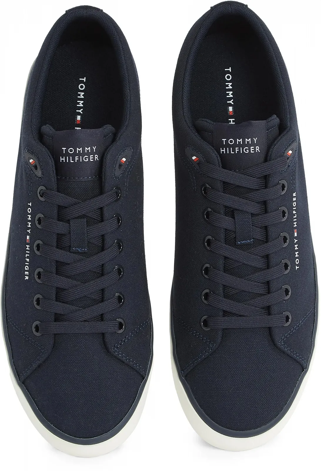Кеды Tommy Hilfiger Core Canvas Vulcanized Sneaker Low Top, Cерый (Overcast Grey), 44, фото №4