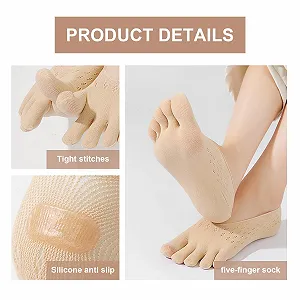 Шкарпетки з п'ятьма пальцями Multicolour, 5 пар synthetic.ua - Фото 1