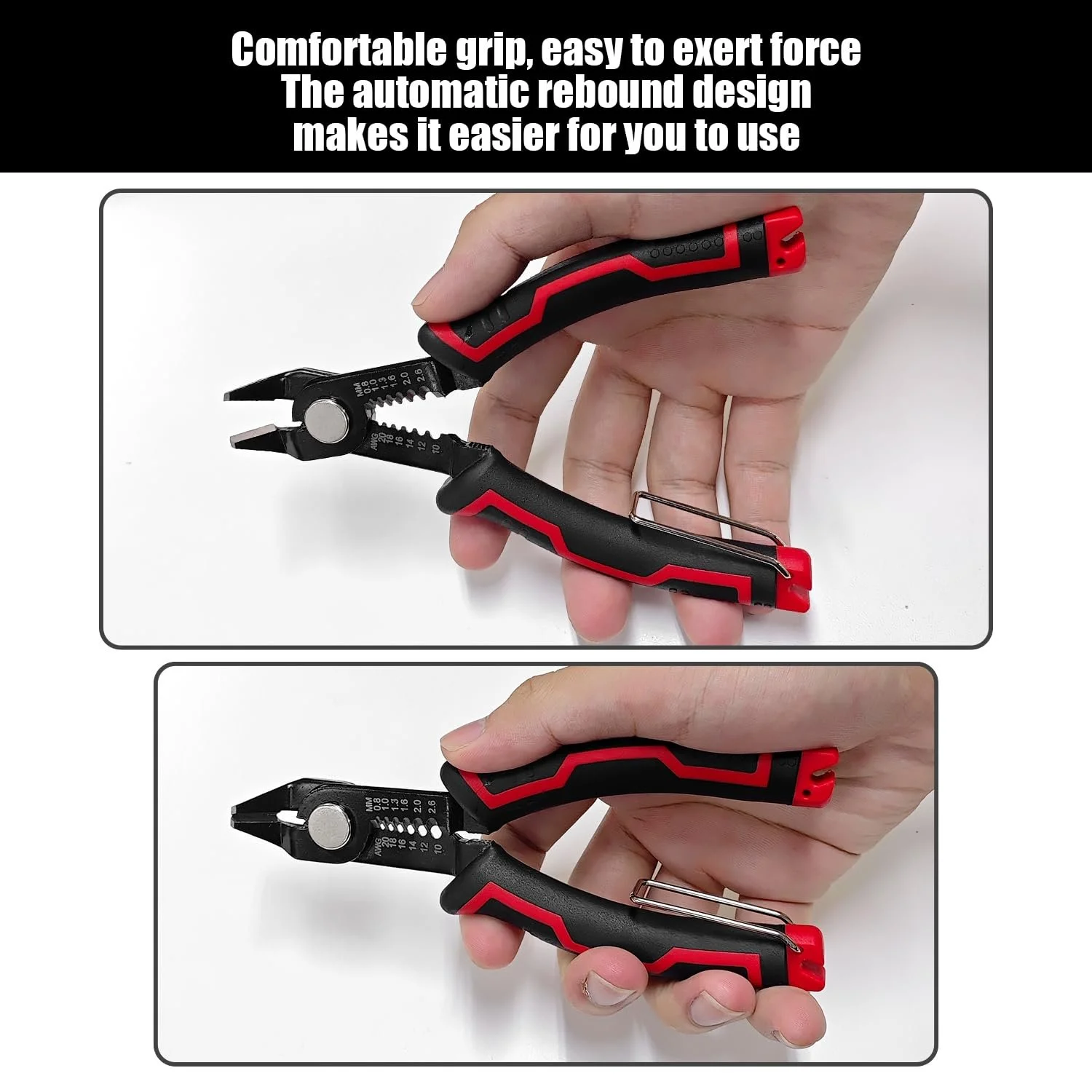 Набор стрипперов (диагональный и сетевой) 2 шт. Черный/Красный и Желтый, фото №5