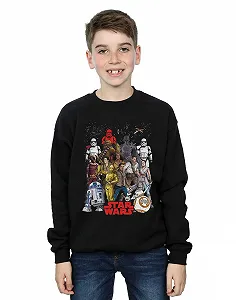 Світшот Star Wars The Rise of Skywalker Колаж персонажів - Фото 1