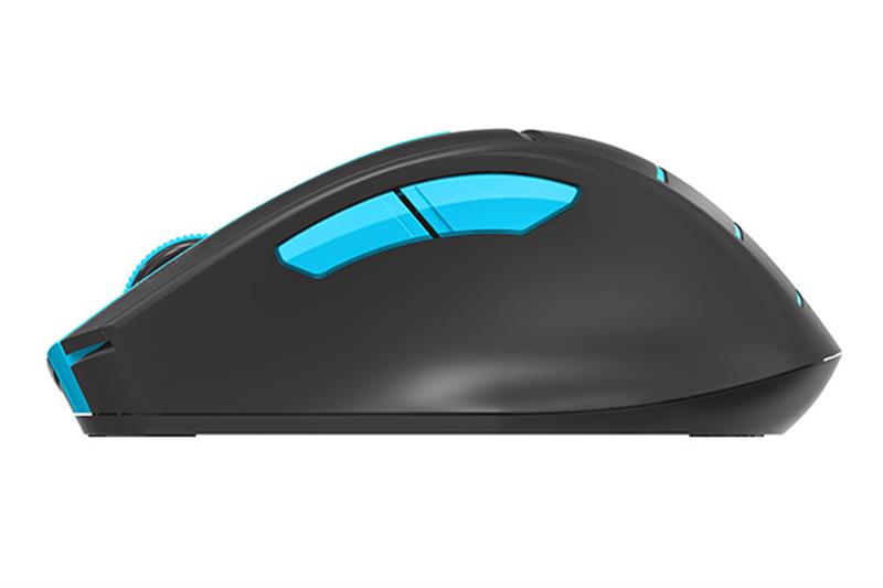 Компьютерная мышь беспроводная A4Tech FG30 Black/Blue USB, фото №3
