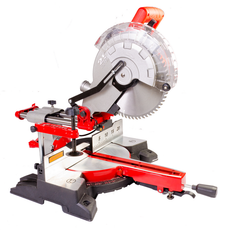 Верстат торцювальний для дерева MPT PROFI 2200 Вт 255х25.4 мм 4500 об/хв платформа 0-45° MMS2503, фото №2