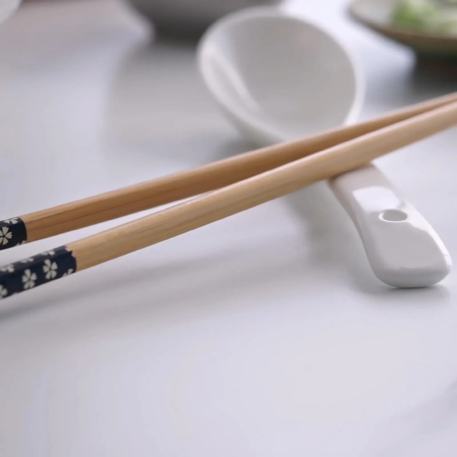 Миска IBILI Sapporo + Ложка + 2 Палочки Набор Фарфор, фото №6