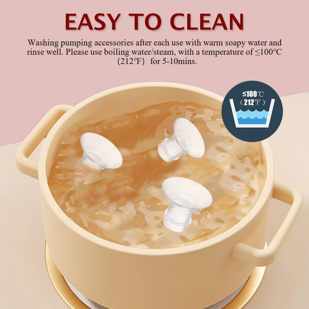 Вкладыши для фланца 22 мм Momcozy M9/M6/M5/S12 Pro/S9 Pro, 4 шт. в упаковке, фото №7 Вкладыши для фланца 22 мм Momcozy M9/M6/M5/S12 Pro/S9 Pro, 4 шт. в упаковке, фото №7