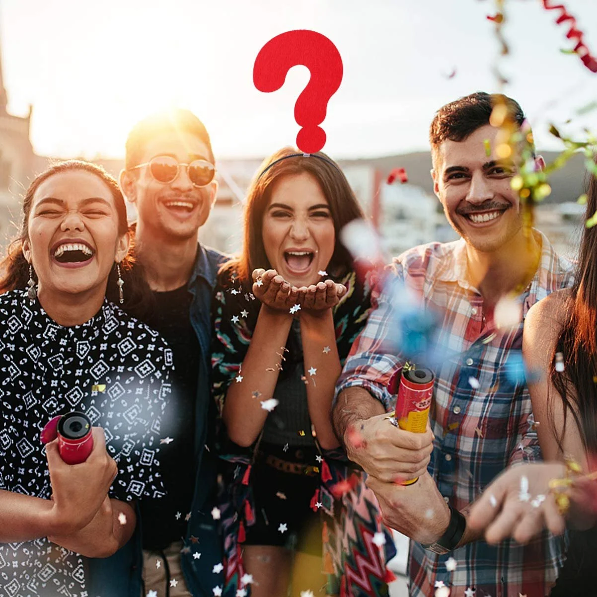 Обруч для волосся Знак Питання Amosfun 2шт, фото №4