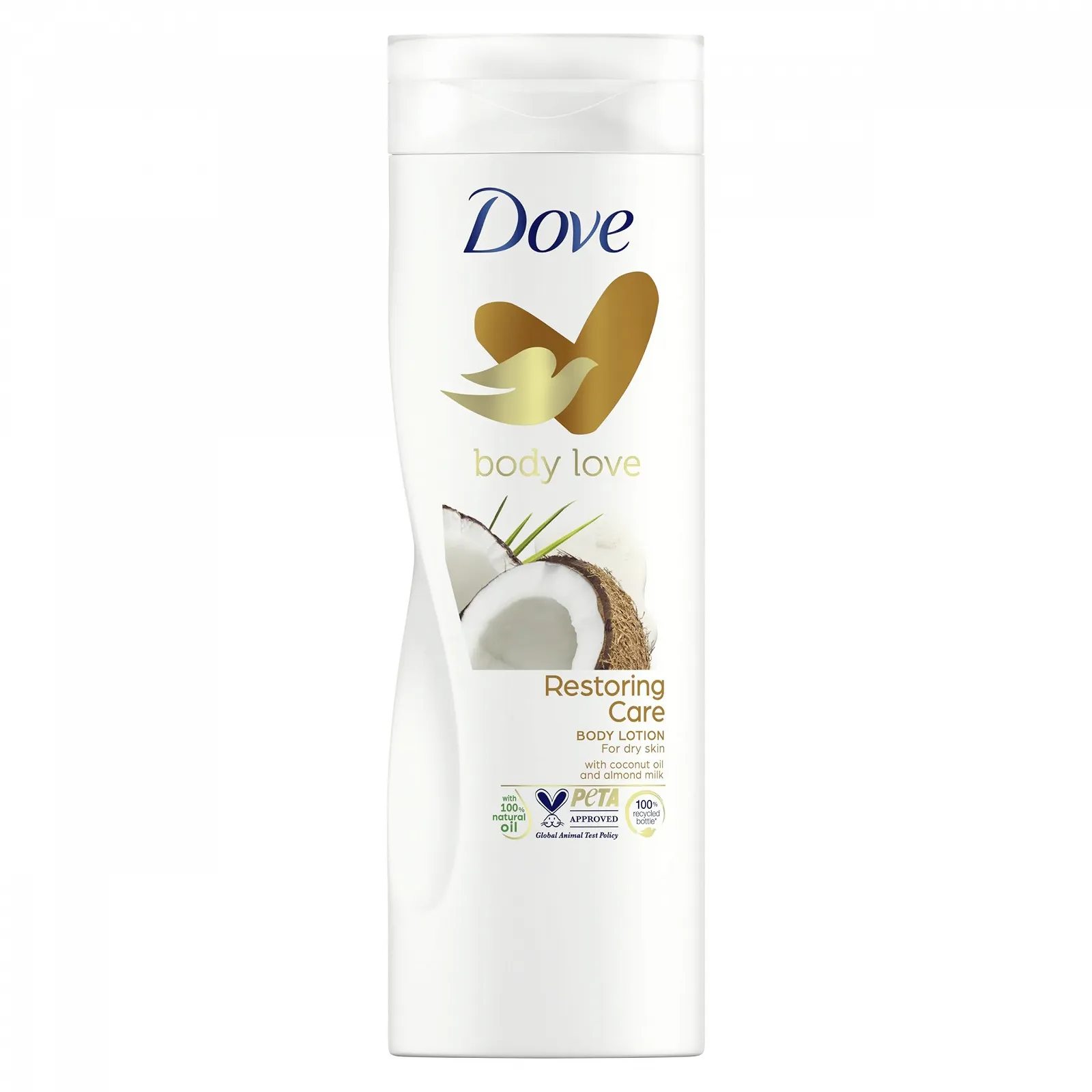 Лосьон для тела Dove Body Love Restoring Care с кокосовым маслом и миндальным молоком для сухой кожи 3 x 400 мл, фото №1 Лосьон для тела Dove Body Love Restoring Care с кокосовым маслом и миндальным молоком для сухой кожи 3 x 400 мл, фото №1