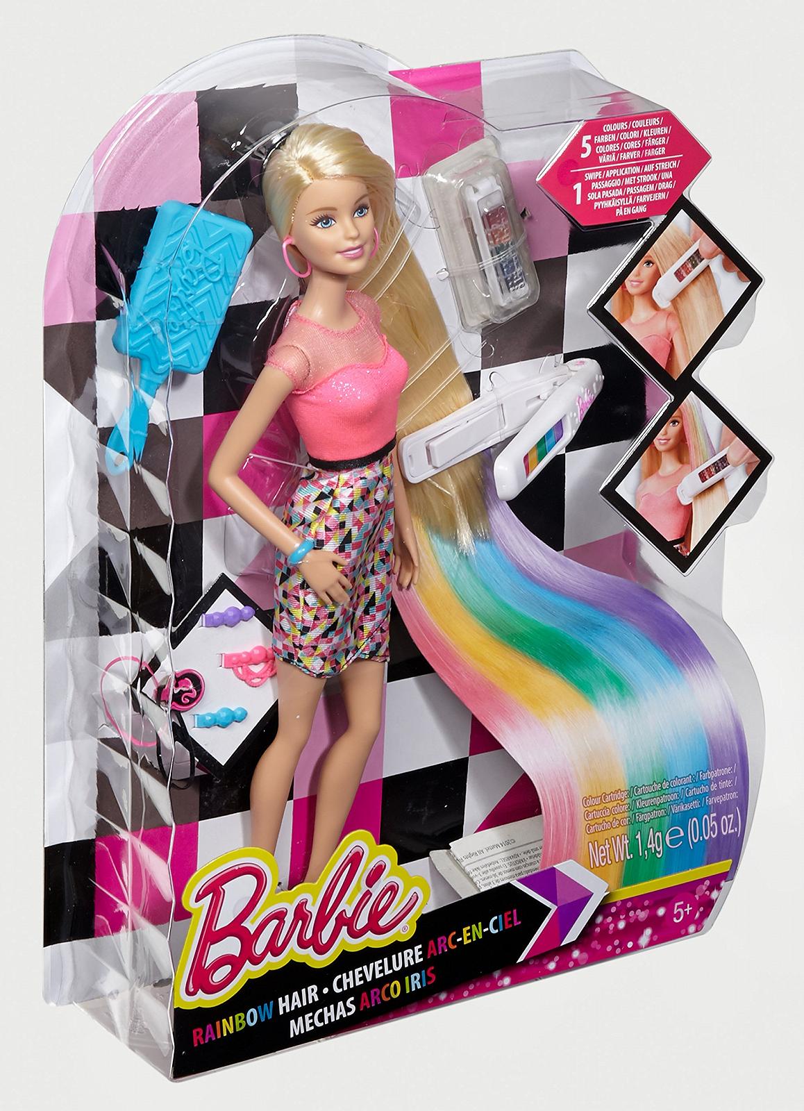 Кукла Barbie Rainbow Makeover Hair, фото №7