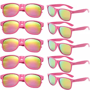 Солнцезащитные очки прямоугольные FSMILING винтажные в стиле 80-х для вечеринок, фантазийные, для мужчин и женщин - Фото 1