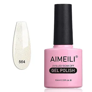 Гель-лак AIMEILI Nude Shimmer Glitter (564) 10 мл - Фото 1