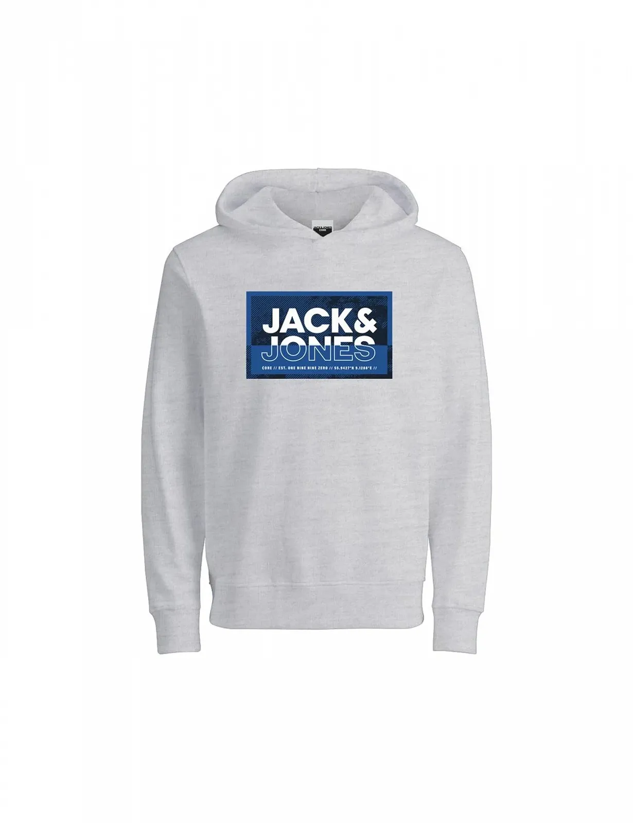 Кофта з капюшоном JACK & JONES для хлопчика, однотонна, з капюшоном, фото №1 Кофта з капюшоном JACK & JONES для хлопчика, однотонна, з капюшоном, фото №1
