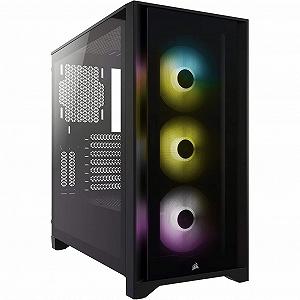 Корпус для ПК Corsair iCUE 4000X RGB / без БП / RGB / Черный - Фото 1