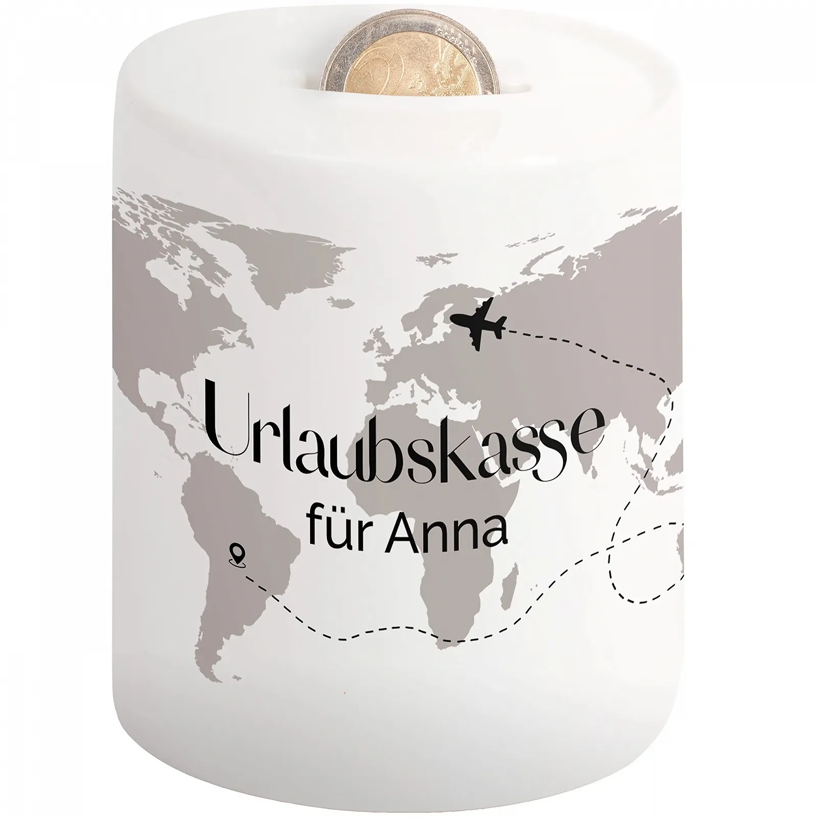 Скарбничка Holiday Fund World Map Керамічна, фото №1