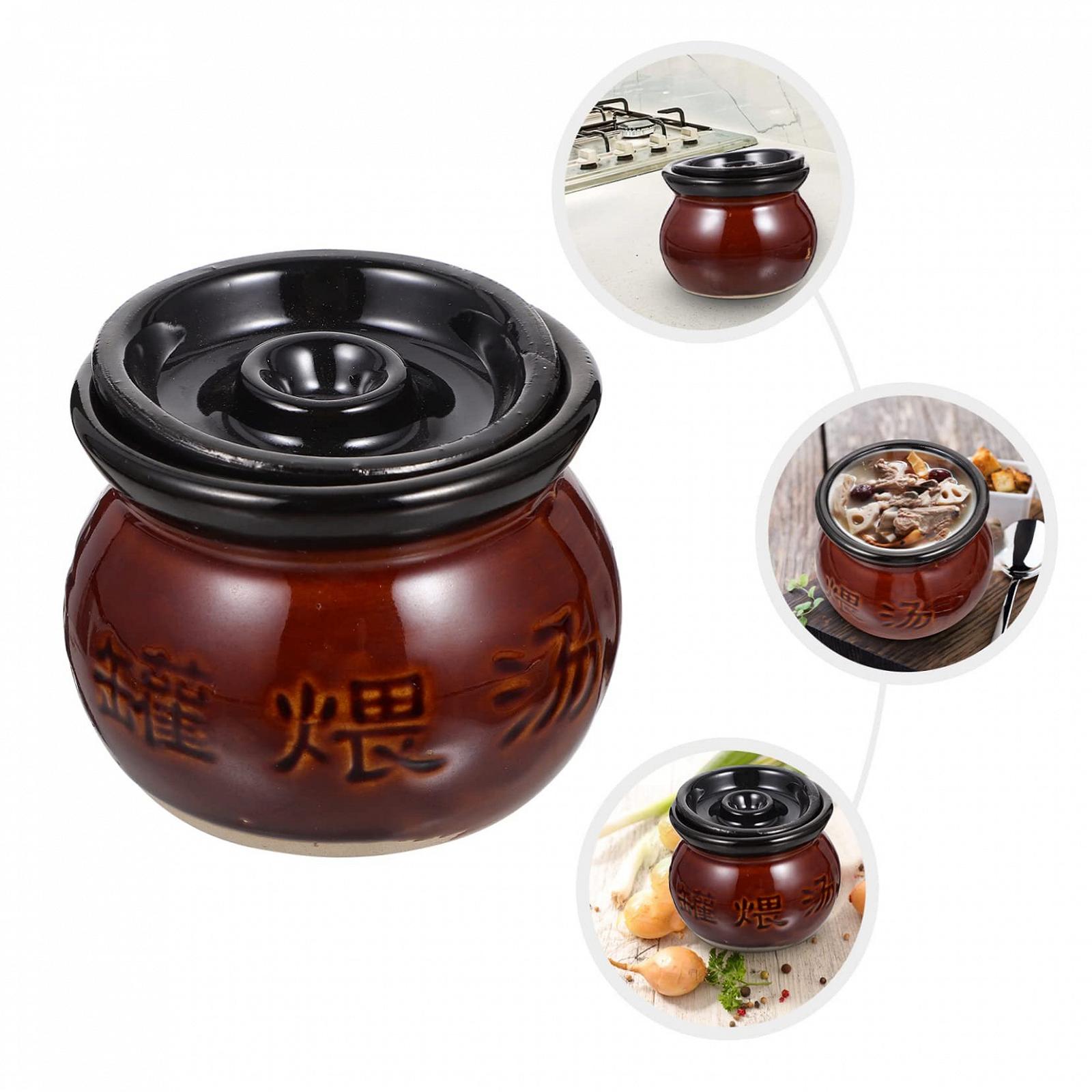 Набор кастрюль керамических 2 шт. с крышкой Белый, фото №4 Набор кастрюль керамических 2 шт. с крышкой Белый, фото №4