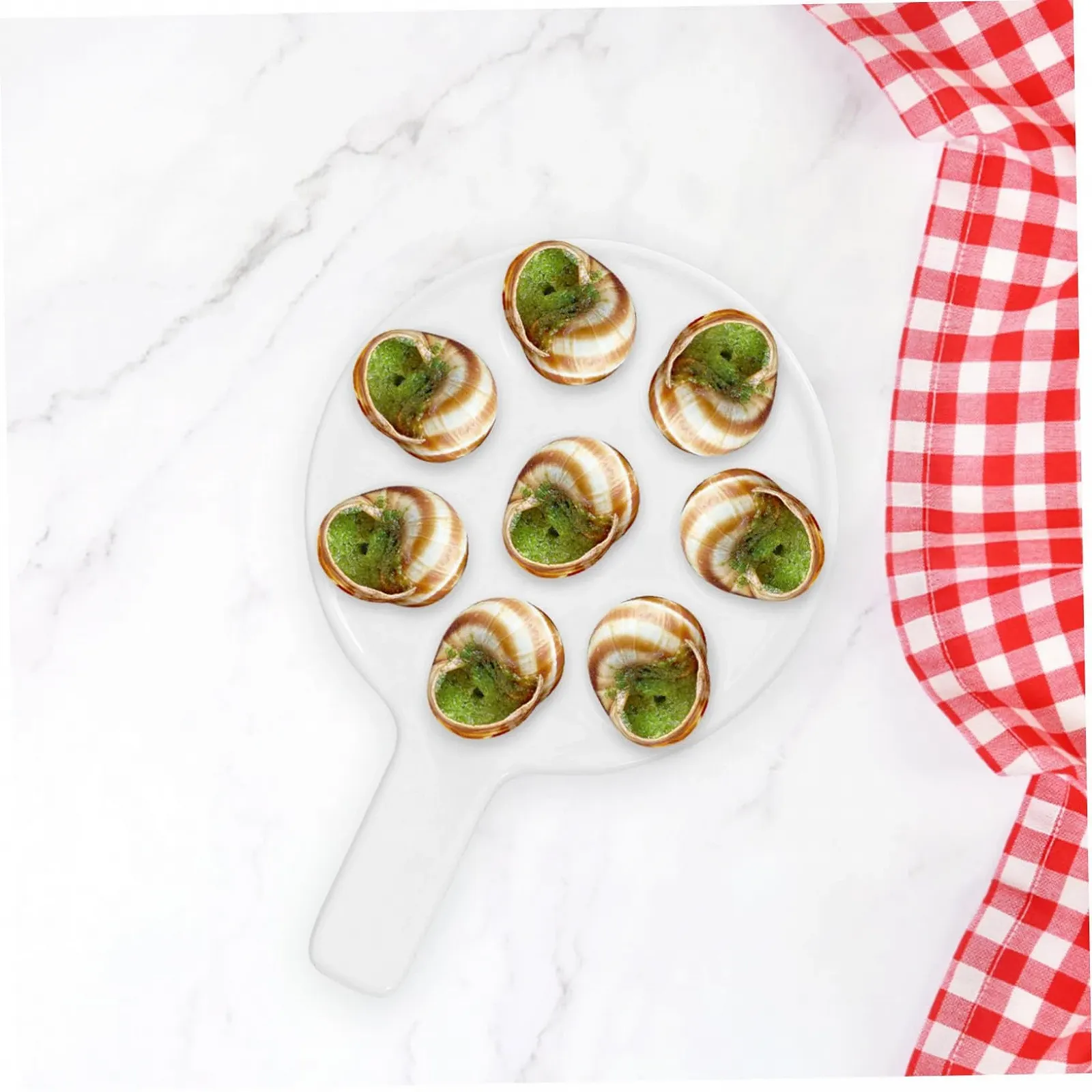 Форма для запекания улиток Керамическая с ручкой для духовки и гриля, фото №3