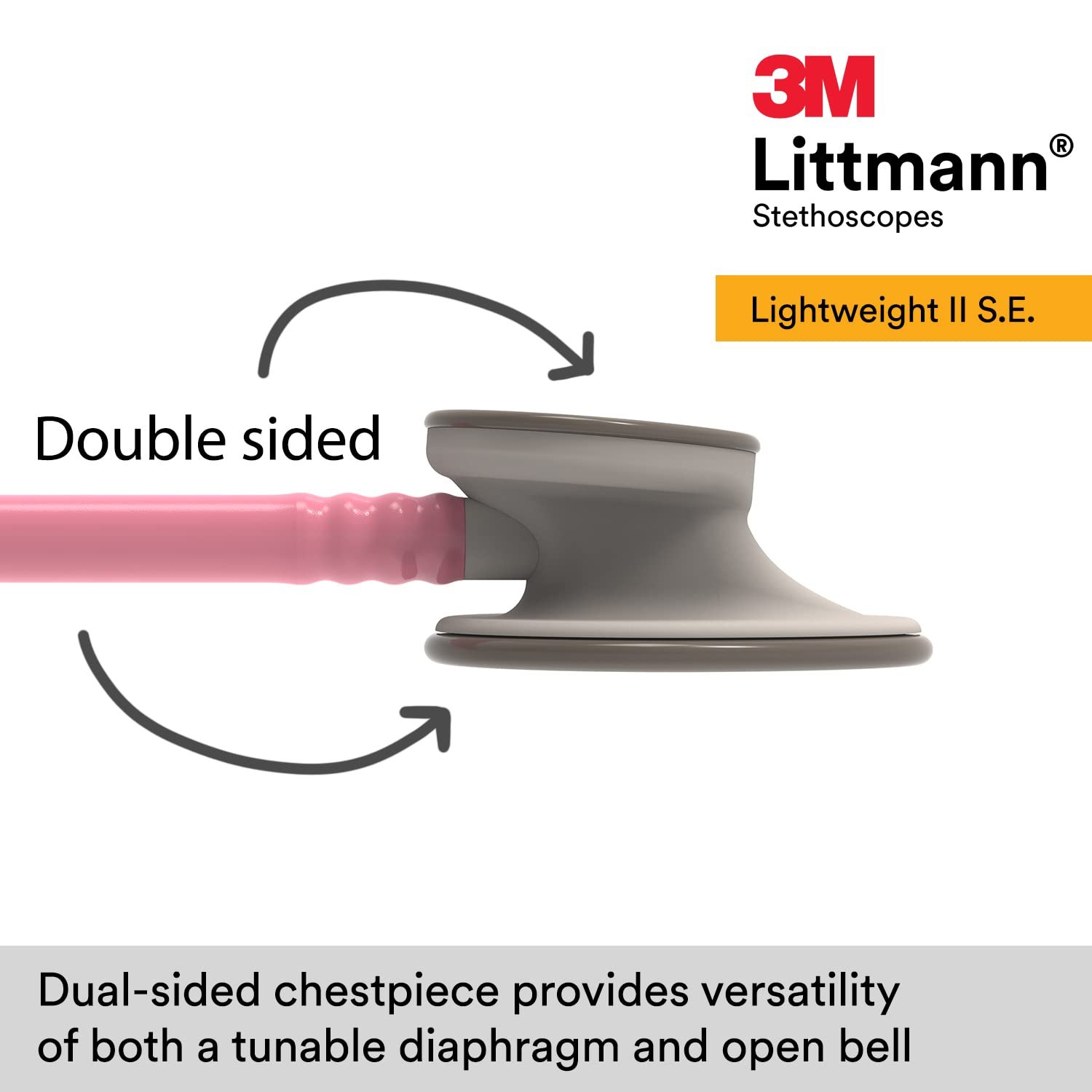 Стетоскоп 3M Littmann Lightweight II S.E. 71см Розовый, фото №4