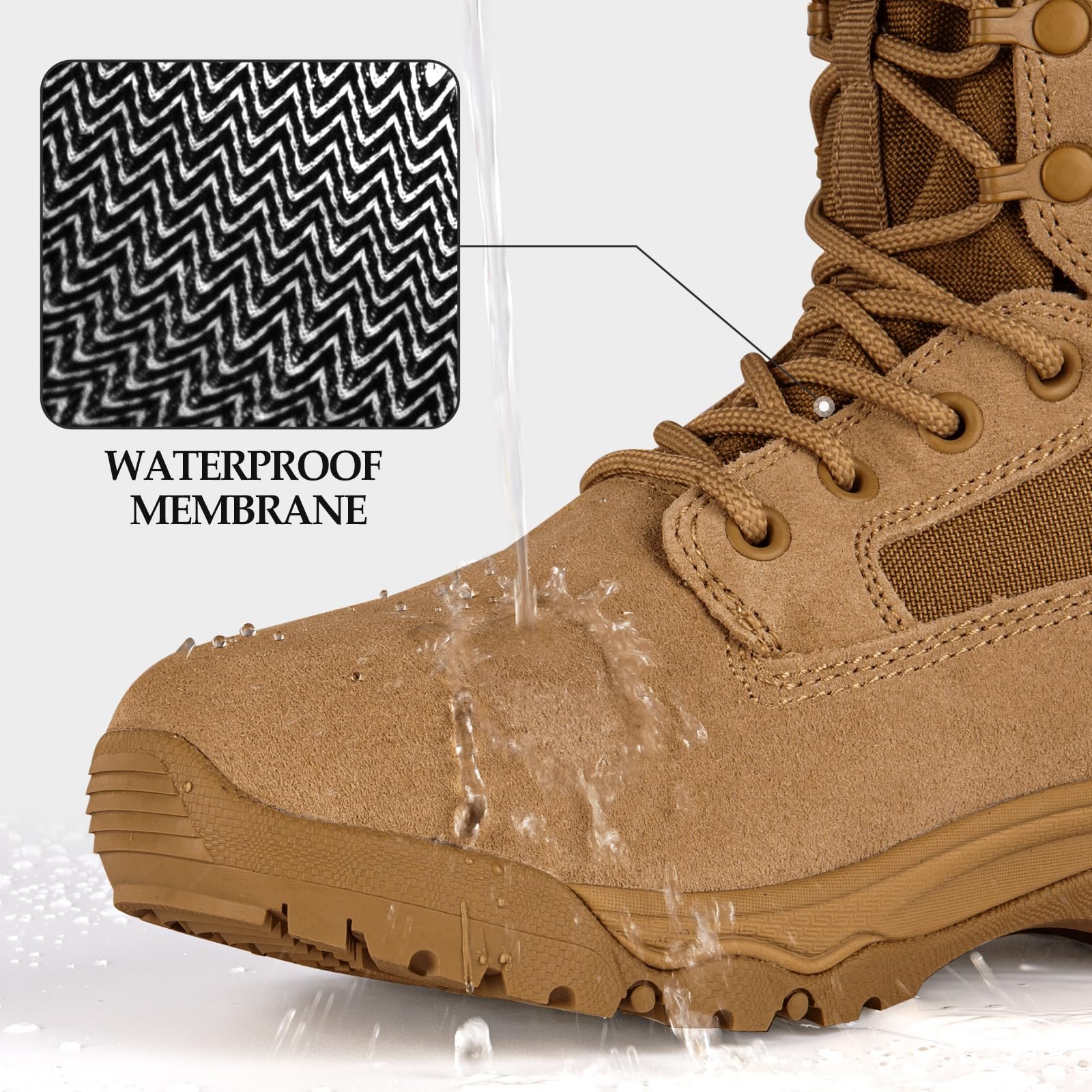 чоловічі черевики FREE SOLDIER Легкі, фото №4