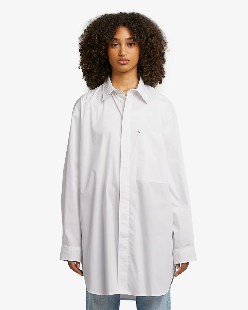 Жіноча сорочка G-Star Oversized Boyfriend Shirt - S / White, фото №1