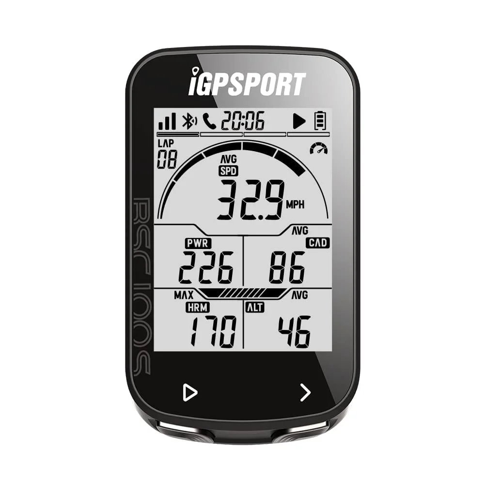 Велокомпьютер iGPSPORT BSC100S GPS 2.6" ANT+ IPX7 Bluetooth, фото №1