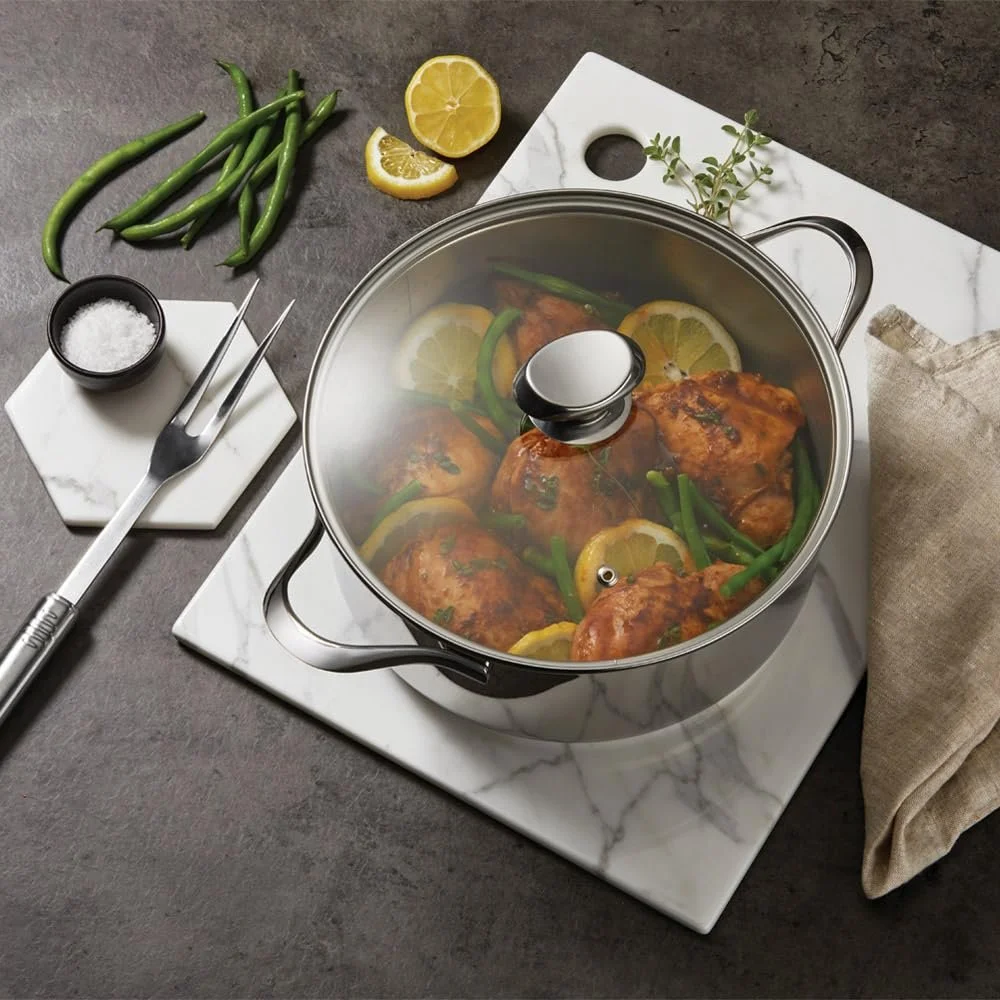 Сотейник Metaltex Icona 32 см 10 л нержавеющая сталь, фото №8 Сотейник Metaltex Icona 32 см 10 л нержавеющая сталь, фото №8