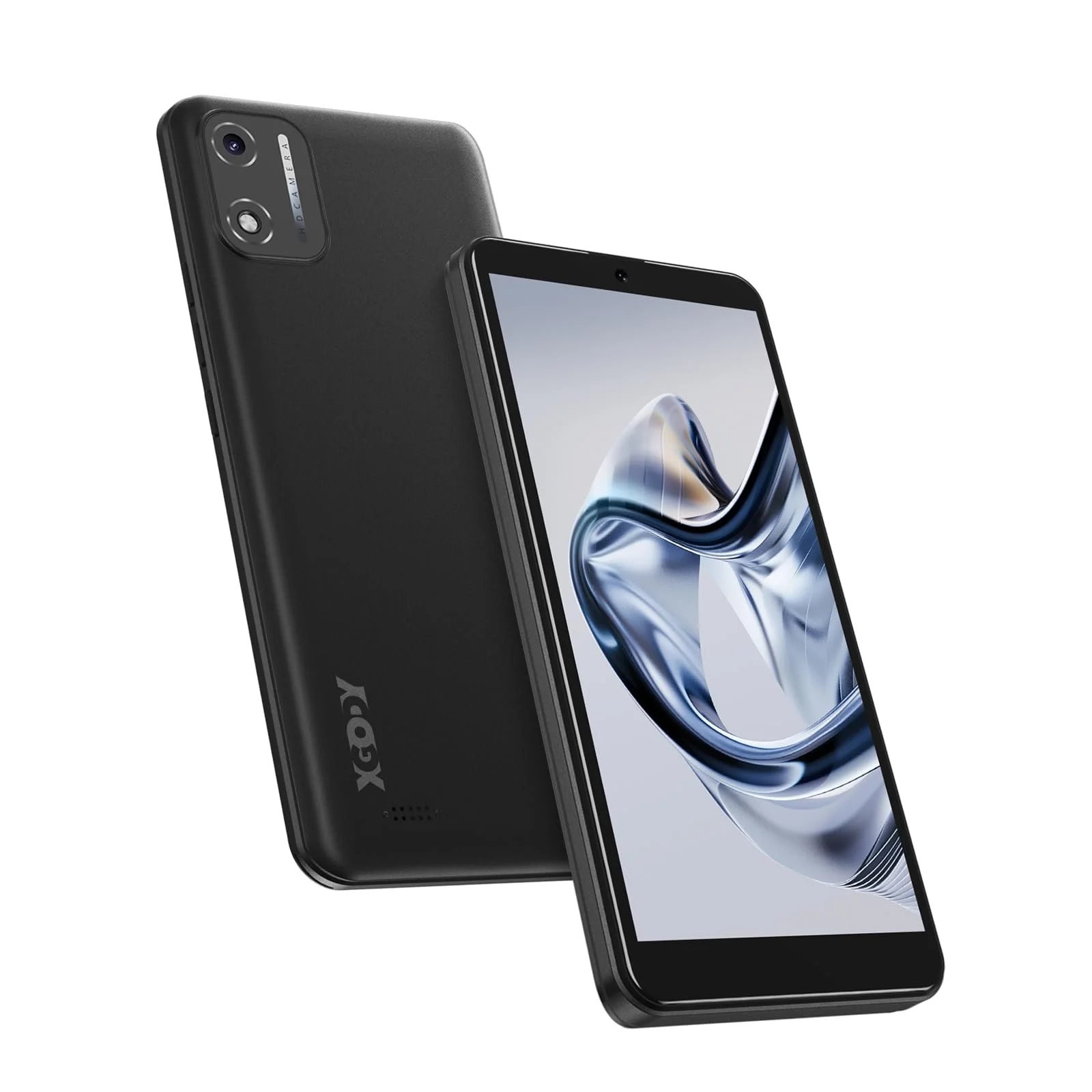 Смартфон XGODY X32 5.5 дюйма 2GB/16GB восьмиядерный Android 14 Go 4G 8MP+5MP 2850 мАч Face ID GPS Black, фото №1