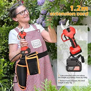 Акумуляторний секатор 21 V 2 x 3000 mAh synthetic.ua - Фото 1