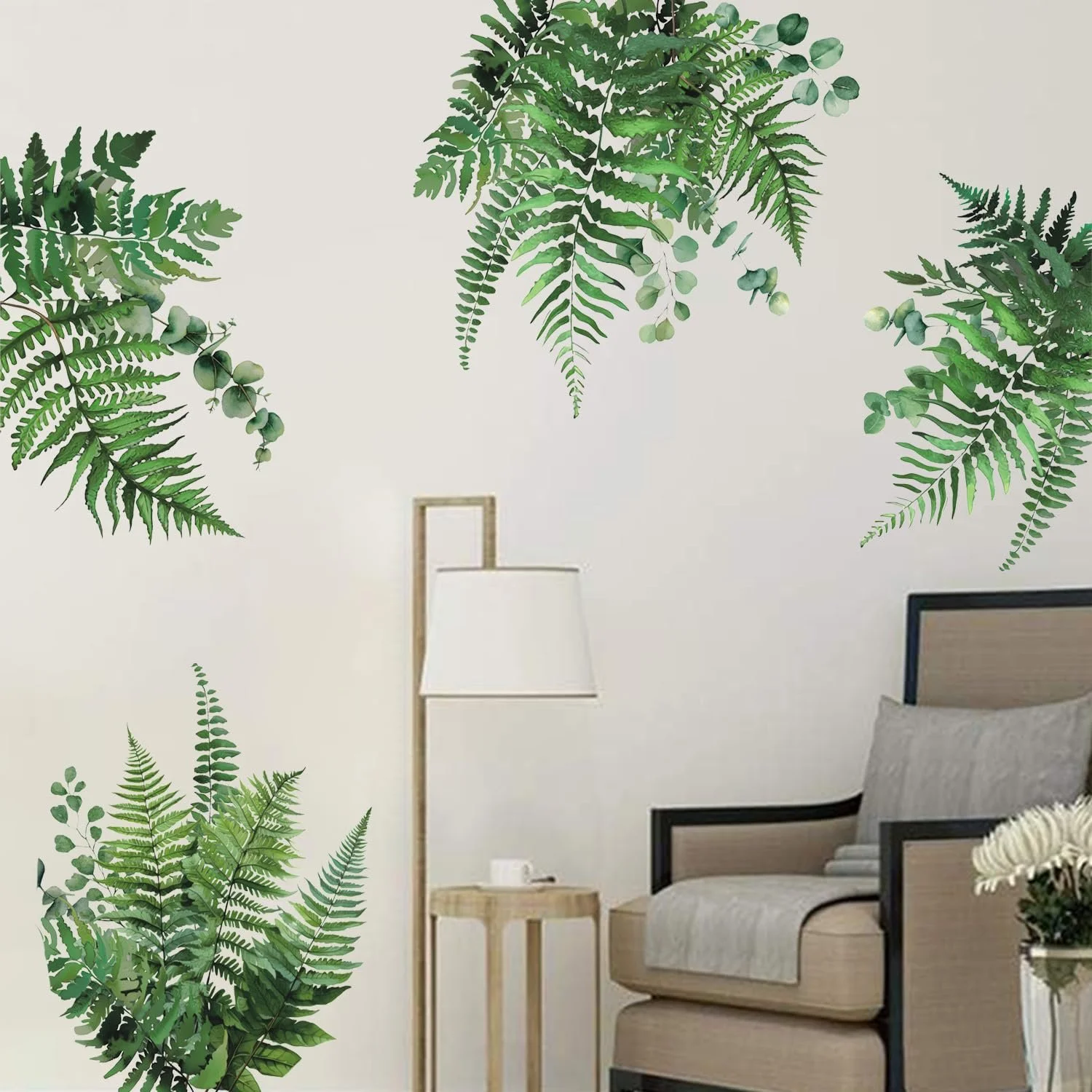 Наклейки на стіну HPNIUB Набір із 4 шт. Зелені рослини Знімні ліани, фото №8