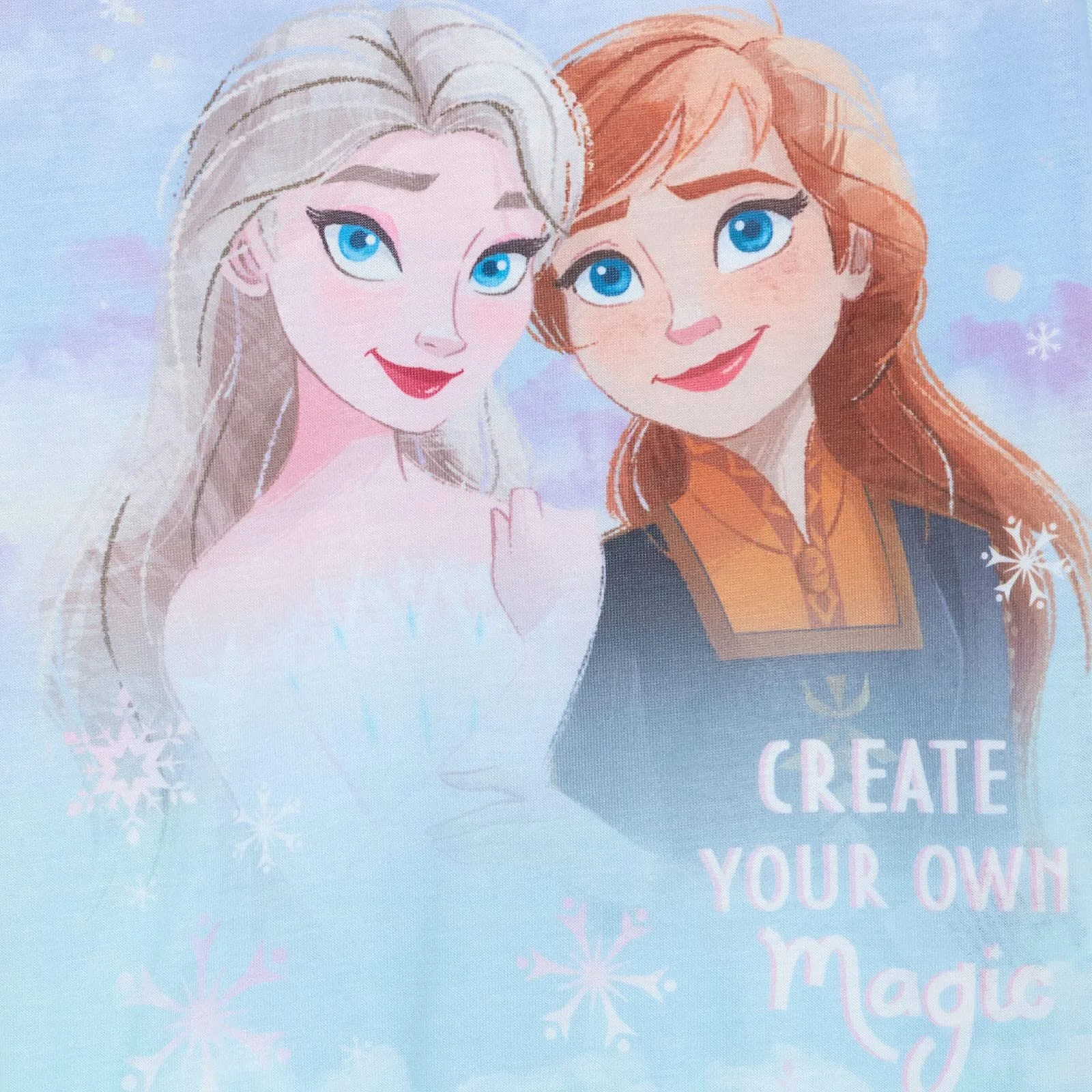 Комплект піжам Disney для дівчинки: халат + піжама, Холодне серце 2, набір нічного одягу з 3 предметів, фото №3