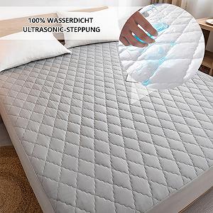 Наматрасник HAIBA Водонепроницаемый 200 x 220 см Черный synthetic.ua - Фото 1