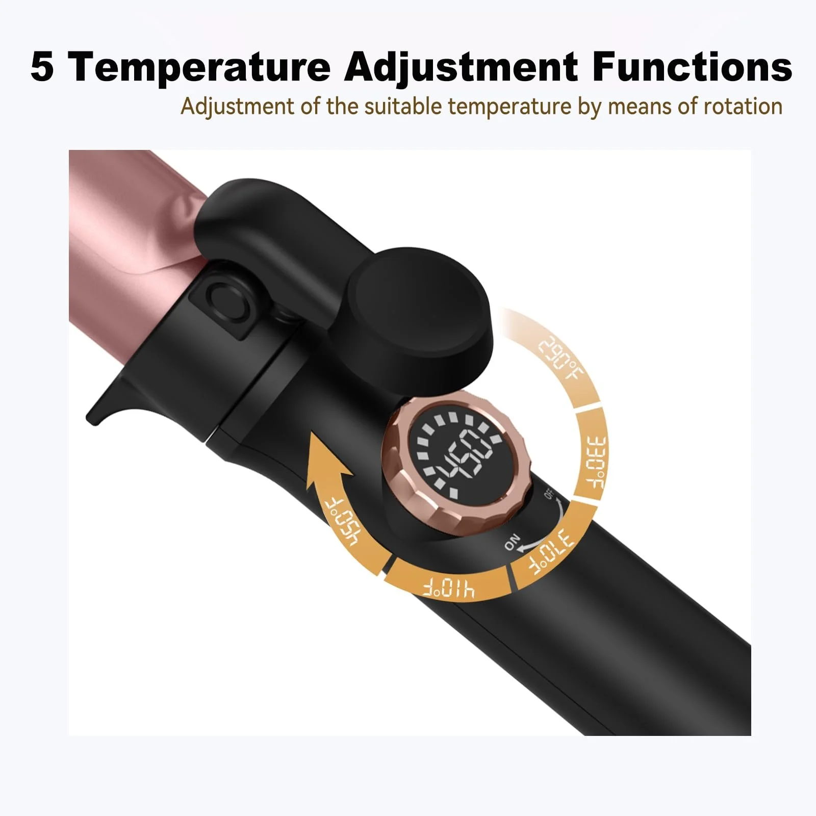 Плойка для волос 32 мм LCD 130-210°C 30s PTC Ceramic, фото №2 Плойка для волос 32 мм LCD 130-210°C 30s PTC Ceramic, фото №2
