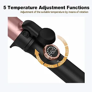 Плойка для волос 32 мм LCD 130-210°C 30s PTC Ceramic synthetic.ua - Фото 1