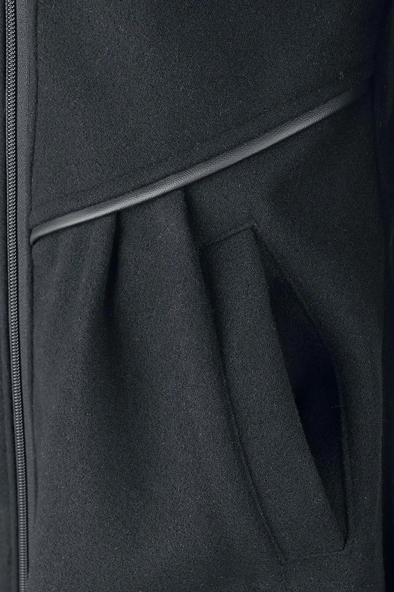 Пальто Poizen Industries Possession Жіноче Чорний, фото №3