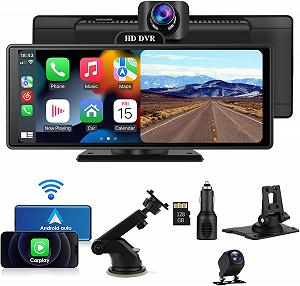 Автомагнітола HIZPO P9002 / 9.3" / Сенсорна / Apple CarPlay / Android Auto / Bluetooth / WI-FI / GPS / FM / AUX / SD Card - Фото 1